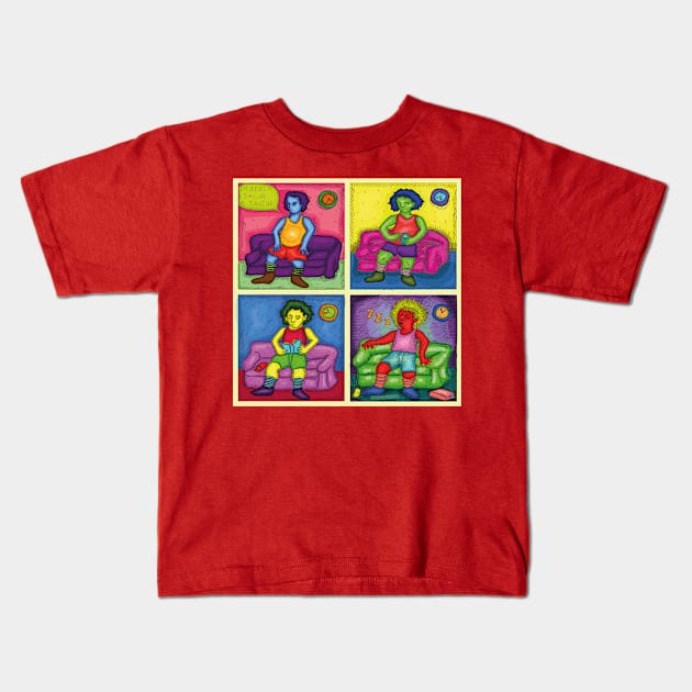 Sleeper Kids T-Shirt by Majenye